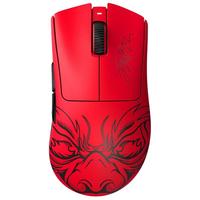 RAZER 雷蛇 炼狱蝰蛇V3 专业版 FAKER联名款 HYPERPOLLING 2.4G双模无线鼠标 30000DPI 红色