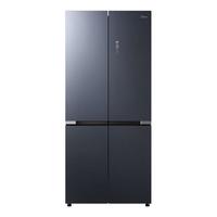 美的 BCD-527WSGPZMA 微晶一周鲜 527L 钻影灰 十字四门冰箱
