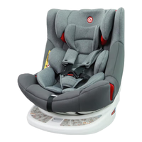 感恩【11.11特惠】儿童座椅0-7-12岁汽车用婴儿宝宝轻便安装 【双向乘坐-360°旋转】盖亚-星空灰