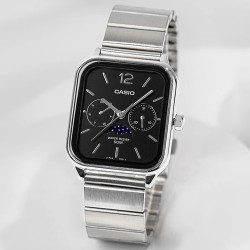 CASIO 卡西欧 月相 小方块石英表 MTP-M305D-1A