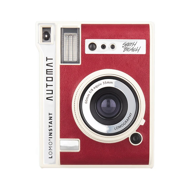 lomography 乐魔 Lomo'Instant Automat 拍立得 (86×54mm) 复古红 连三款镜头及影像分割器套装