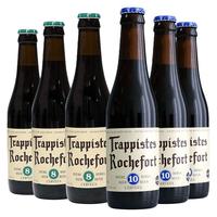 值友专享、88VIP：Trappistes Rochefort 罗斯福 小麦精酿修道士啤酒 330ml*6瓶