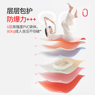 彩虹暖手宝电热暖手宝暖手器充电热水袋内加绒暖手袋 双插手包装 加厚双插手（粉/蓝/灰）