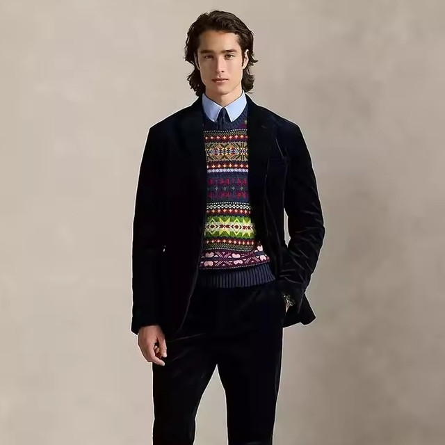 RALPH LAUREN 拉夫劳伦 男士 弹力灯芯绒西装外套