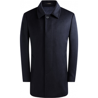 雅戈尔（YOUNGOR）男装大衣男羊毛羊绒混纺背衩商务大衣鹅绒内胆温暖舒适2025 藏青VYSY01N998FFA 2XL 185/104A （160-170斤）