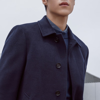 雅戈尔（YOUNGOR）男装大衣男羊毛羊绒混纺背衩商务大衣鹅绒内胆温暖舒适2025 藏青VYSY01N998FFA 2XL 185/104A （160-170斤）