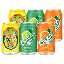 广氏 果味汽水  整箱装 1x6x330ml 330ml