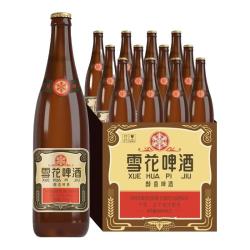 雪花 啤酒 经典沈阳老雪花 640mL 12瓶 X 2箱