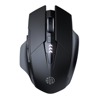 英菲克 PM6 PRO 2.4G蓝牙 双模无线鼠标1600DPI 经典黑