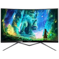 PHILIPS 飞利浦 猛腾 328M6FJSB 31.5英寸 VA 曲面AdaptiveSync显示器(2560×1440、75Hz、103%sRGB)
