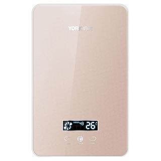 约克（YORK）即热式电热水器YK-DJ3家用淋浴小型免储水智能恒温