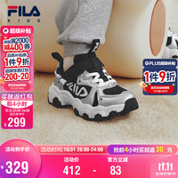 FILA 斐乐 儿童童鞋跑步鞋2025年冬季男女童小童运动鞋子猫爪