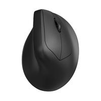 keychron渴创 M5 8K 无线/有线双8K鼠标 三模垂直鼠标 人体工学鼠标 办公鼠标 47°黄金倾角 自研网页驱动 M5 双8K PAW3950鼠标 黑色