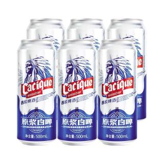  LiQ/漓泉 活水酿造 白啤  1x6x500ml 听装 3000ml