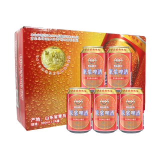 LAOTE 崂特 原浆黄啤 330ml*24听