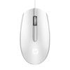 惠普 M10 有线鼠标 1000DPI 白色