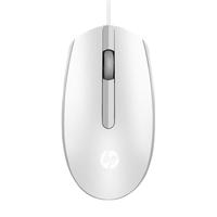 HP 惠普 M10 有线鼠标 1000DPI 白色