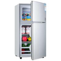 志高 双门冰箱家用小型一级能效-搁架款102L