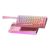 AULA狼蛛HERO84HE磁轴键盘机械电竞游戏有线高性能RT0.01碳纤维定位板