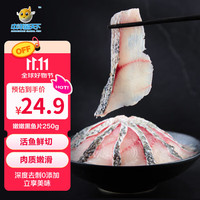 中洋鱼天下 无保水去刺嫩嫩黑鱼片250g 生鱼片 酸菜鱼水煮鱼 火锅食材 生鲜
