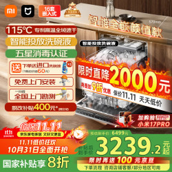 MIJIA 米家 P2系列 QMDW1603M 嵌入式洗碗机 16套 黑色