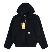 Carhartt卡哈特秋冬季保暖经典休闲工装夹克外套 104050黑色 M