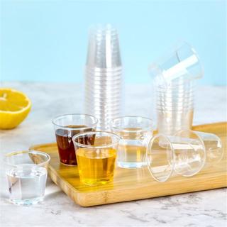 芳草地 PS一次性加厚航空杯小杯子商务茶水杯硬塑30ml白酒品尝杯【50只】