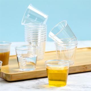芳草地 PS一次性加厚航空杯小杯子商务茶水杯硬塑30ml白酒品尝杯【50只】