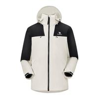 CAMEL 骆驼 冲锋衣男女三合一可拆卸户外防水防风加绒登山服冬季拼色外套