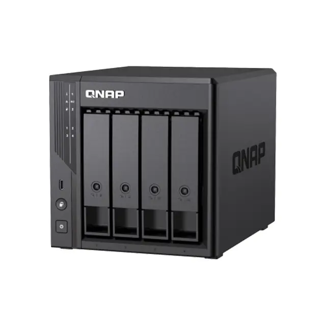 QNAP威联通Qu405-性能版 四盘位 N355 2.5GbE 16G-DDR5 网络存储企业级家用NAS