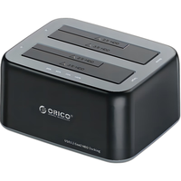 奥睿科(ORICO)移动硬盘盒底座2.5/3.5英寸SATA机械固态通用Type-C3.2台式笔记本ssd外置硬盘盒子-6829C3