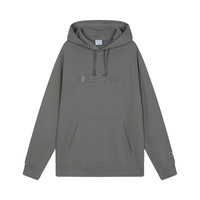 【丁禹兮同款】Champion冠军连帽加绒卫衣男25冬季女立体秋季 铅灰色 S