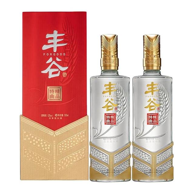 丰谷 精品特曲浓香型白酒52度500ml*2瓶宴请送礼