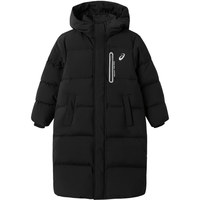 asics/亚瑟士童装冬季羽绒服长款厚保暖特氟龙三防外套2024年 001黑色 170cm