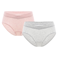 全棉时代内裤月子产后内裤女孕中晚期低腰无痕纯棉三角裤 【轻薄款】肤色+粉+紫+绿荷蓝 165/95(L)