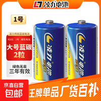 凌力 大号1号电池 燃气灶电池 碳性电池一号电池 适用于热水器/燃气灶/热水器/收音机/手电筒等 R20P
