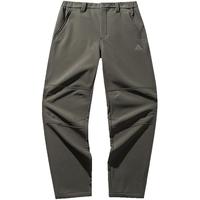 ANTA安踏四防加绒户外裤丨大地之壳2.0梭织运动长裤男冬季保暖软壳裤