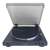 铁三角 AT-LP60X黑胶唱片机复古留声机 LP60X 黑色有线款