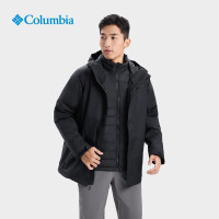 保暖服饰、PLUS会员：Columbia XE2541 男款棉内胆三合一冲锋衣