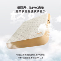 塔吉比 充气床垫TPU30拉丝自动气垫床午休打地铺户外露营弹丝垫防潮垫 三人+无刷泵+零压床笠