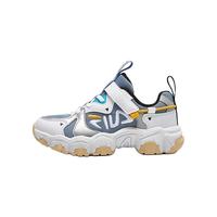 FILA【猫爪鞋】斐乐童鞋儿童跑步鞋小童儿童复古跑鞋 朦胧蓝\银灰色-BW 31 /内长19.5cm