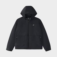 FILA 女装FUSION系列外套女士时尚宽松舒适百搭连帽梭织上衣