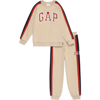 Gap 男女童LOGO撞色运动两件套