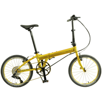 大行 DAHON30周年典藏纪念版折叠自行车20寸11速轻量铝合金运动单车KAA014 金色-Jaw hinge接头版
