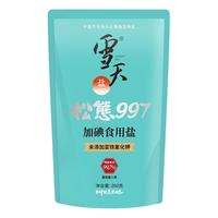 盐食用0添加雪天生态盐不含抗结剂深井盐食用盐矿盐岩盐260g*5袋