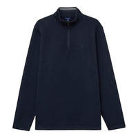 诺帝卡 NAUTICA KE4322 粗针织肌理感半开襟POLO衫