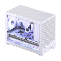乔思伯 D32 PRO 支持MATX背插主板 白色 电脑机箱