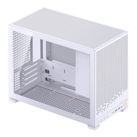 乔思伯（JONSBO）D32 STD乔思伯D32PRO桌面紧凑型小机箱玻璃侧透 支持MATX背插主板 240水冷 Type-C游戏电脑机箱 D32 PRO白+棱镜7PRO风扇6个（3正3反）