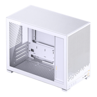 乔思伯（JONSBO）D32 STD乔思伯D32PRO桌面紧凑型小机箱玻璃侧透 支持MATX背插主板 240水冷 Type-C游戏电脑机箱 D32 STD白+棱镜7PRO风扇4个（1正3反） D32 STD白+棱镜7PRO风扇4个（3正1反）