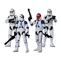 孩之宝(Hasbro)星球大战周边儿童手办复古可动系列人偶II阶克隆兵套装F9396 复古系列人偶组